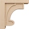 Ekena Millwork 6"W x 24"D x 24"H Thin Alma Rough Cedar Woodgrain TimberThane Corbel, Primed Tan CORUR06X24X24ALMRCPR - alternate 6